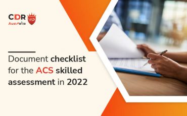Document checklist for the ACS skilled assessment