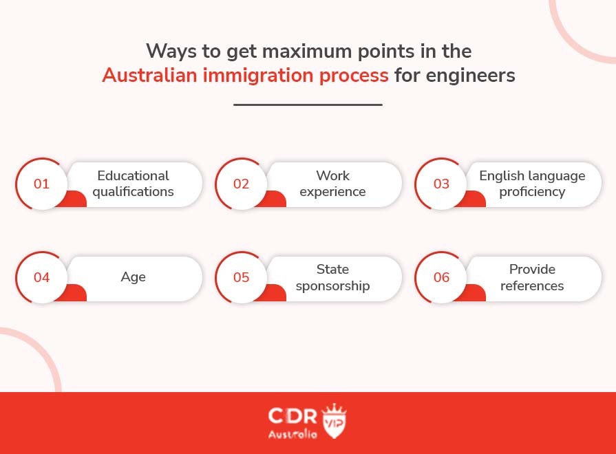 Ways to get maximum points in the Australian immigration process for engineers