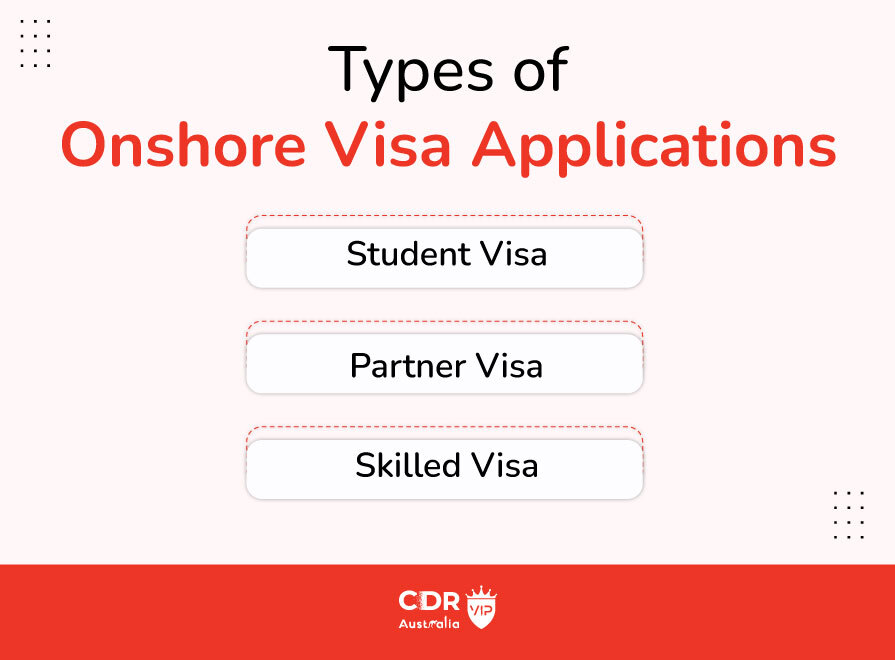 Types of Onshore Visa Application 