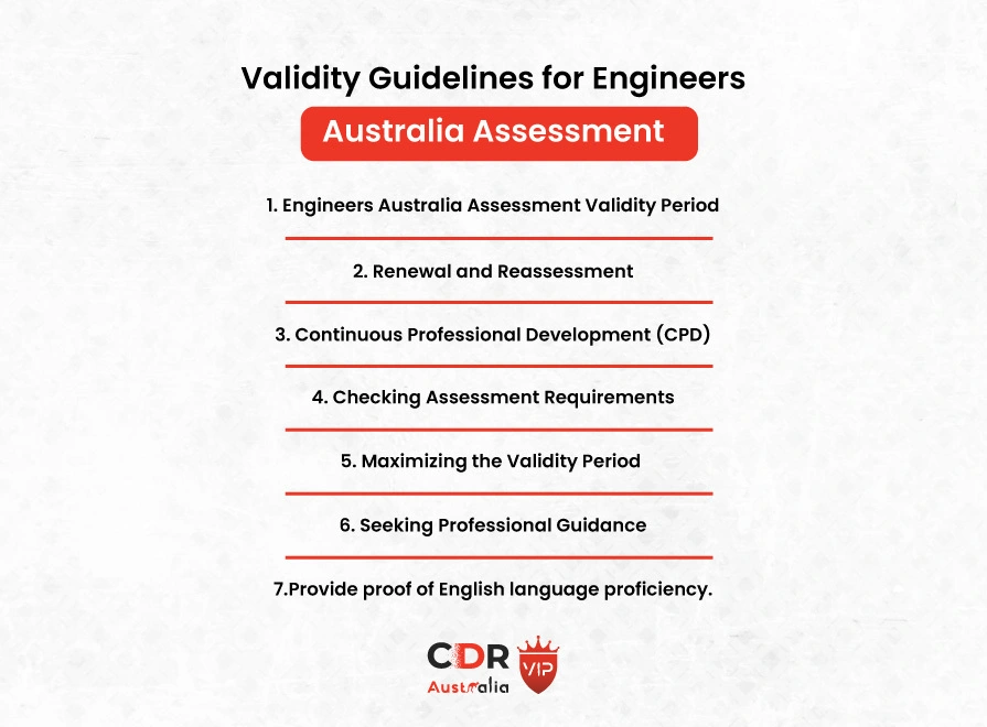 Validity guidelines for Engineers Australia assessment