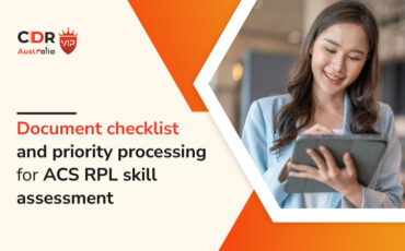 Document checklist and priority processing for ACS RPL skill assessment