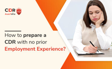 How to prepare a CDR with no prior Employment Experience?