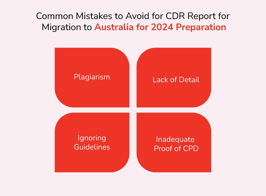 Common Mistakes to Avoid for CDR Report for Migration to Australia for 2024 Preparation