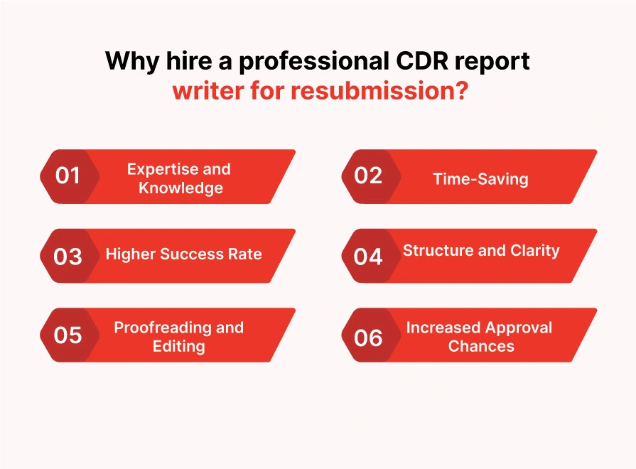 Why hire a professional CDR report writer for resubmission