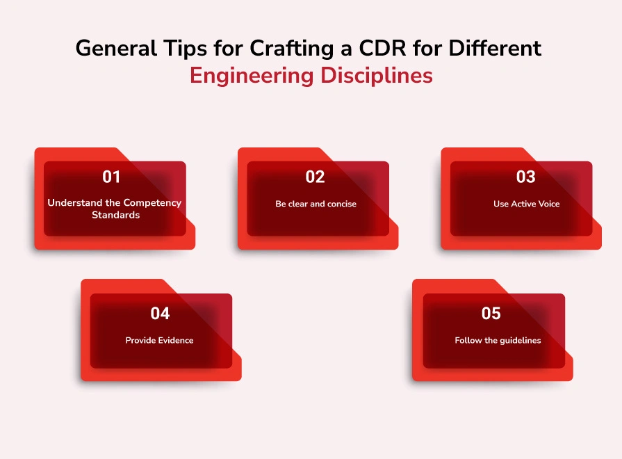 General Tips for Crafting a CDR for Different Engineering Disciplines