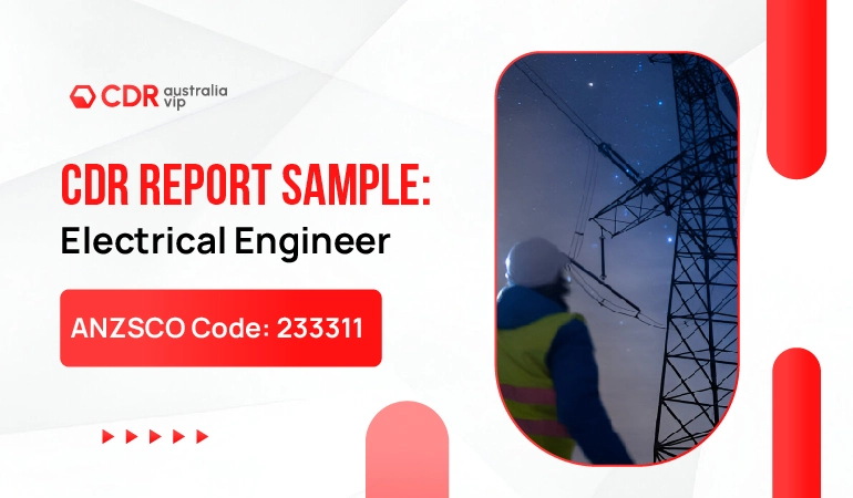 CDR sample for Electrical Engineer