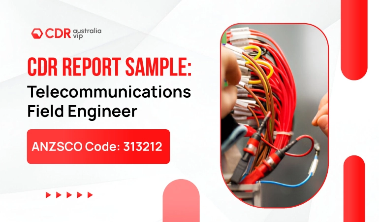 CDR sample for Telecommunications Field Engineer